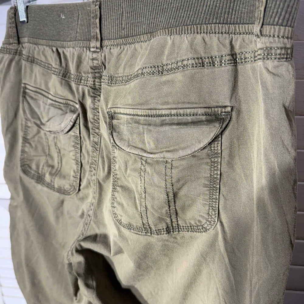 Sonoma vintage Y2K cargo pants military green sz 10 - Picture 5 of 14